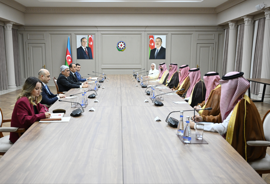 Azerbaijan`s Deputy PM meets with Saudi Arabian delegation Xeber basligi
